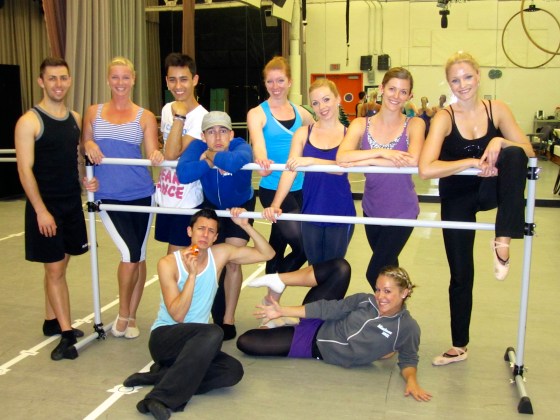 My cast, ready to rehearse