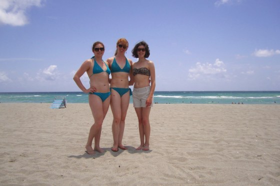 Sisters on the beach!