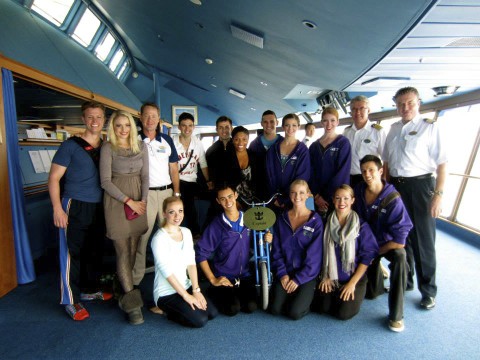 Private tour of the bridge