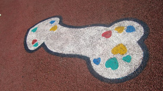 "Arrows" found throughout the park