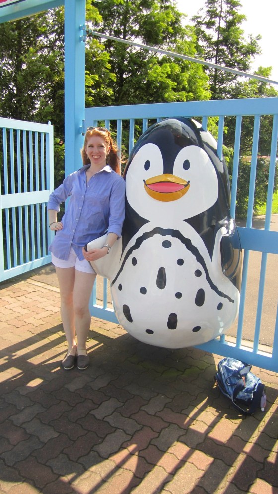 Outside the aquarium