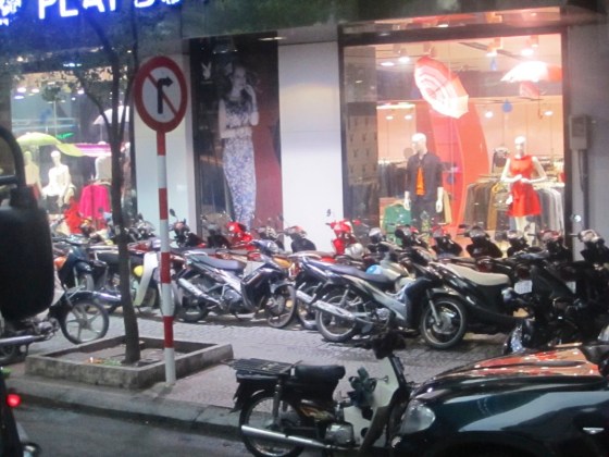 Scooter parking