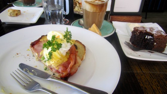 Breakfast of champions.  Eggs benedict