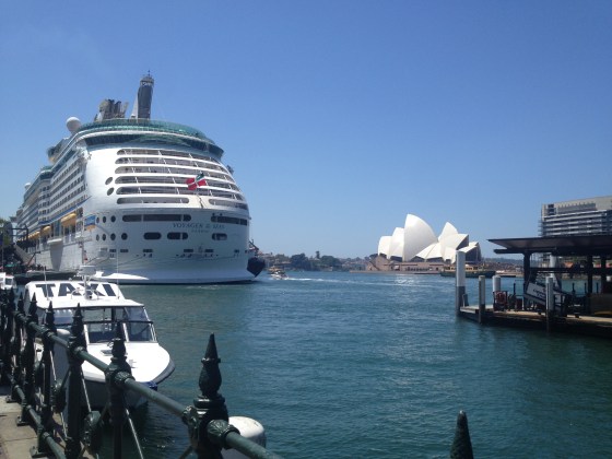 At the port in Sydney.  Such a great location!