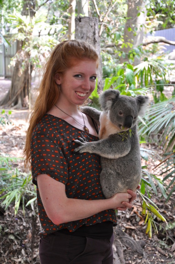 I cuddled a koala!