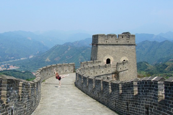 Dancing on the Great Wall