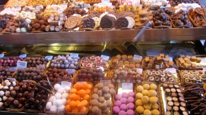 Sweets in the market