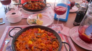 Giant portion of paella
