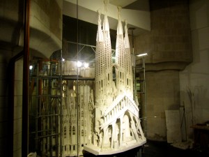 Model of La Sagrada Familia