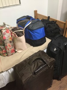 All packed!  Just a few things...