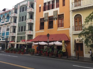 Colorful Puerto Rican streets