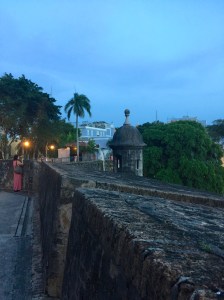 Strolling after sunset