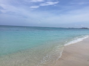 Beautiful blue water