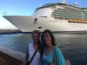 With Mom in San Juan